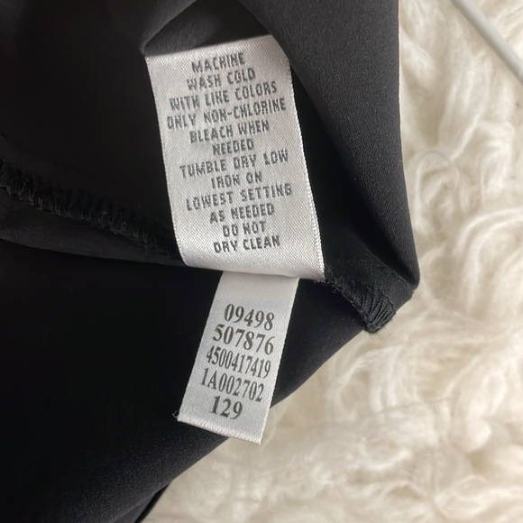 Zenergy By Chico's Med Womens black Roll Tab Sleeve Half Zip Shift Dress - Picture 9 of 9